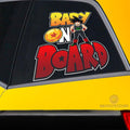 Baby On Board Bardock Car Sticker Custom Car Accessories - Gearcarcover - 2