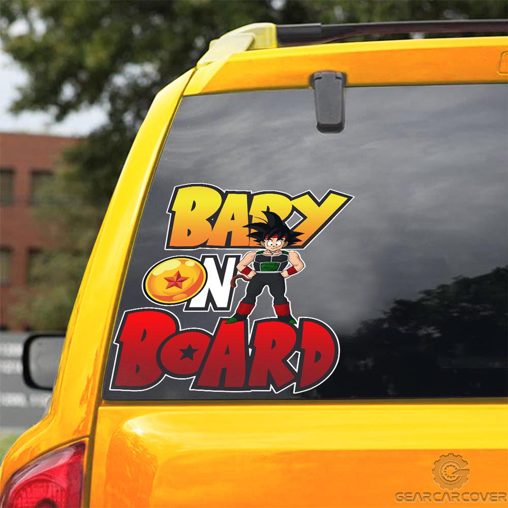 Baby On Board Bardock Car Sticker Custom Car Accessories - Gearcarcover - 3