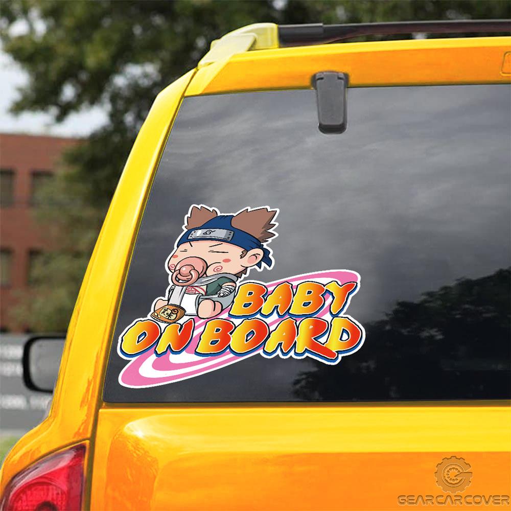 Baby On Board Choji Car Sticker Custom Anime Car Accessories - Gearcarcover - 3