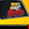 Baby On Board Future Trunks Car Sticker Custom Car Accessories - Gearcarcover - 2