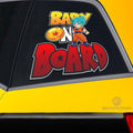 Baby On Board Goku Blue Car Sticker Custom Car Accessories - Gearcarcover - 2