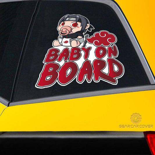 Baby On Board Itachi Car Sticker Custom Akt Member Naru Car Accessories - Gearcarcover - 2
