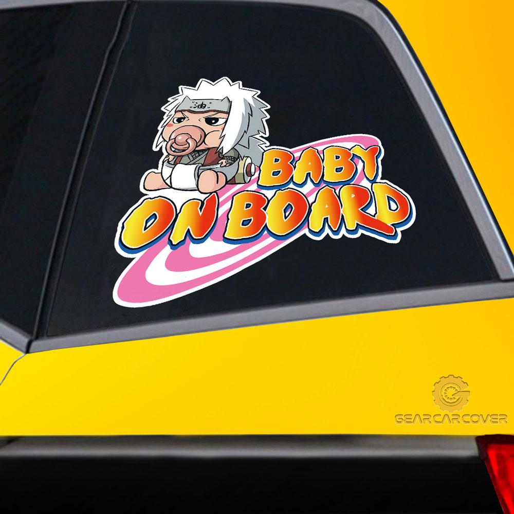 Baby On Board Jiraiya Car Sticker Custom Car Accessories - Gearcarcover - 2