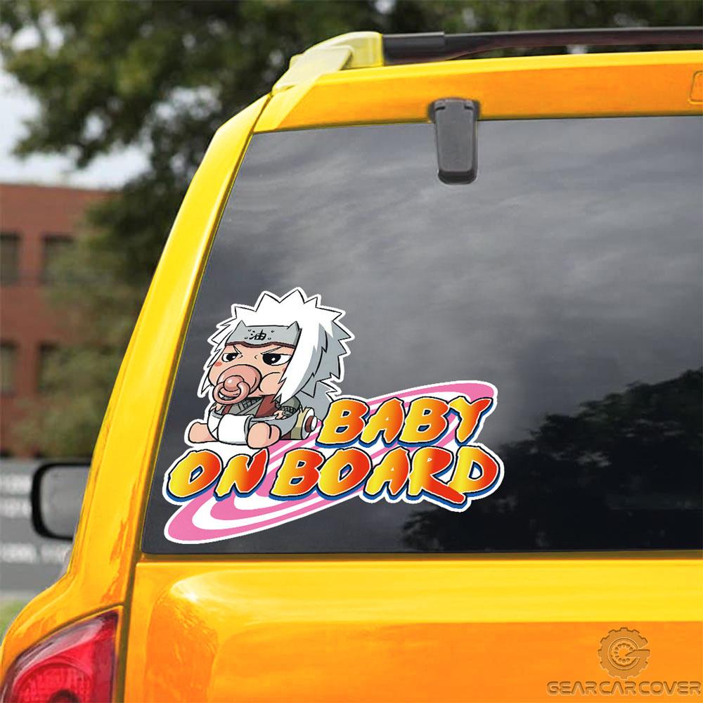 Baby On Board Jiraiya Car Sticker Custom Car Accessories - Gearcarcover - 3