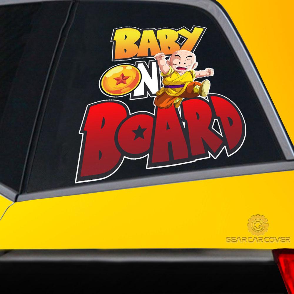 Baby On Board Krillin Car Sticker Custom Car Accessories - Gearcarcover - 2