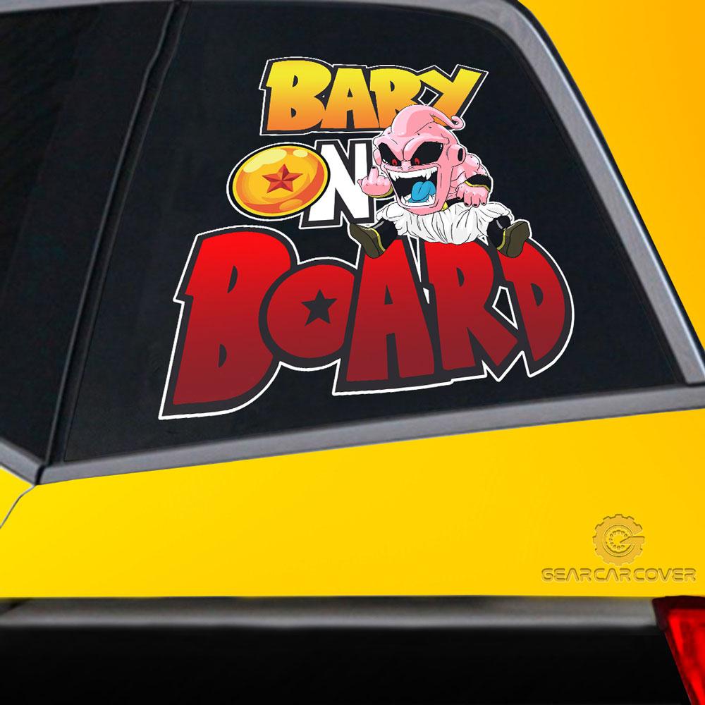 Baby On Board Majin Buu Car Sticker Custom Car Accessories - Gearcarcover - 2