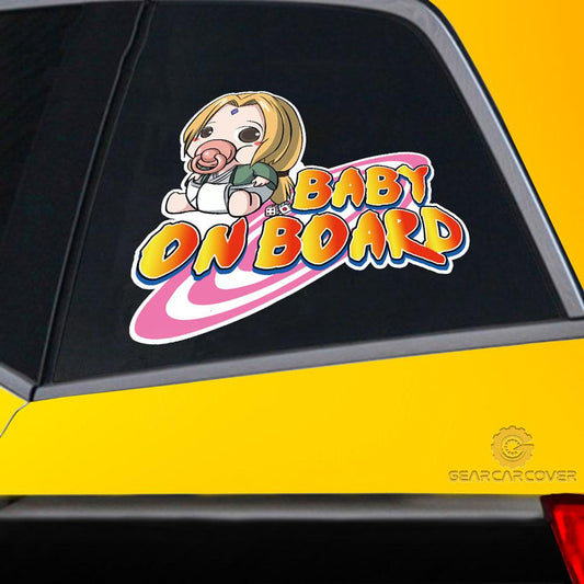 Baby On Board Tsunade Car Sticker Custom Anime Car Accessories - Gearcarcover - 2