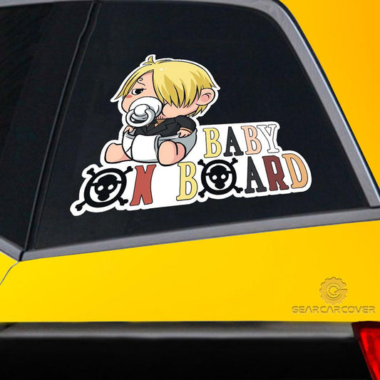 Baby On Board Vinsmoke Sanji Car Sticker Custom Car Accessories - Gearcarcover - 2