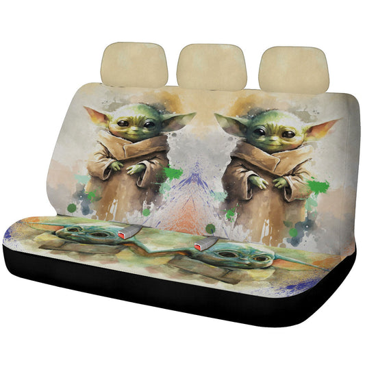 Baby Yoda Car Back Seat Covers Collection - Gearcarcover - 1