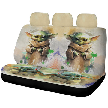 Baby Yoda Car Back Seat Covers Collection - Gearcarcover - 1