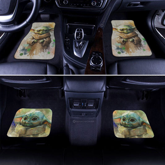 Baby Yoda Car Floor Mats Collection - Gearcarcover - 2