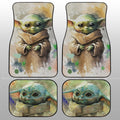 Baby Yoda Car Floor Mats Collection - Gearcarcover - 1