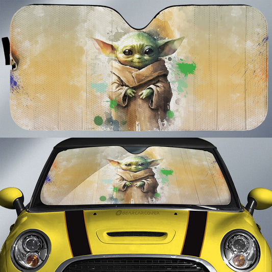 Baby Yoda Car Sunshade Collection - Gearcarcover - 1