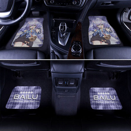 Bailu Car Floor Mats Custom Honkai Star Rail Car Accessories - Gearcarcover - 2