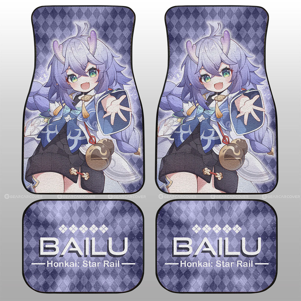 Bailu Car Floor Mats Custom Honkai Star Rail Car Accessories - Gearcarcover - 1