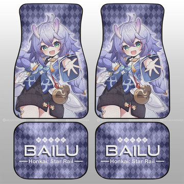 Bailu Car Floor Mats Custom Honkai Star Rail Car Accessories - Gearcarcover - 1