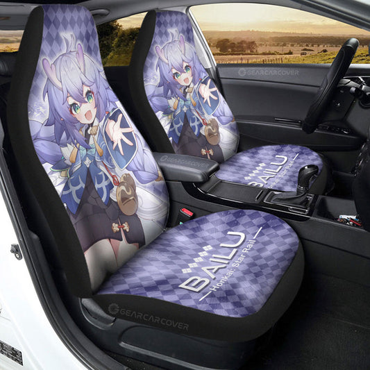 Bailu Car Seat Covers Custom Honkai Star Rail Car Accessories - Gearcarcover - 2