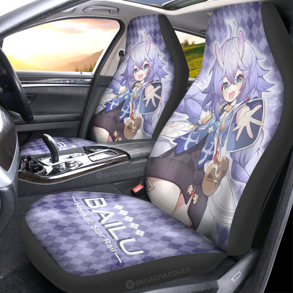Bailu Car Seat Covers Custom Honkai Star Rail Car Accessories - Gearcarcover - 1