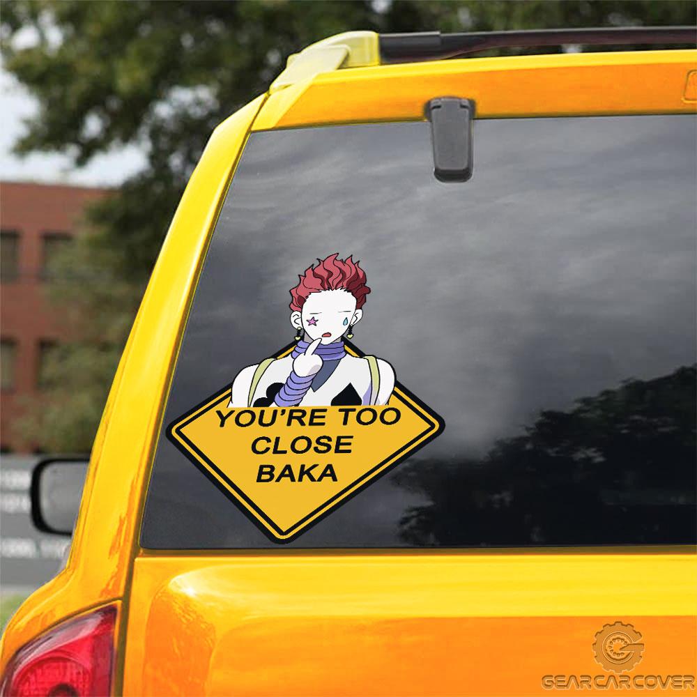 Baka Hisoka Morow Warning Car Sticker Custom Car Accessories - Gearcarcover - 3