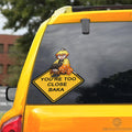Baka Zenitsu Warning Car Sticker Custom For Fans - Gearcarcover - 3