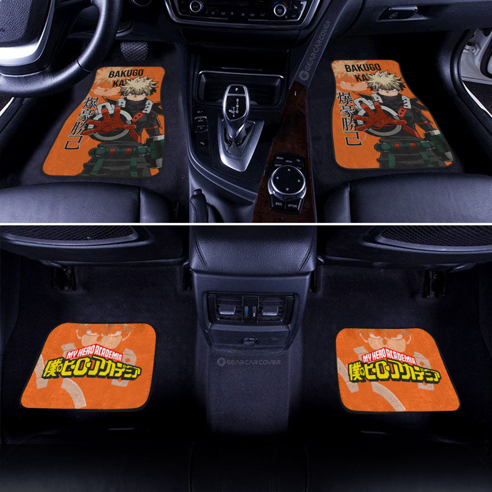 Bakugo Katsuki Car Floor Mats Custom Car Accessories For Fans - Gearcarcover - 3