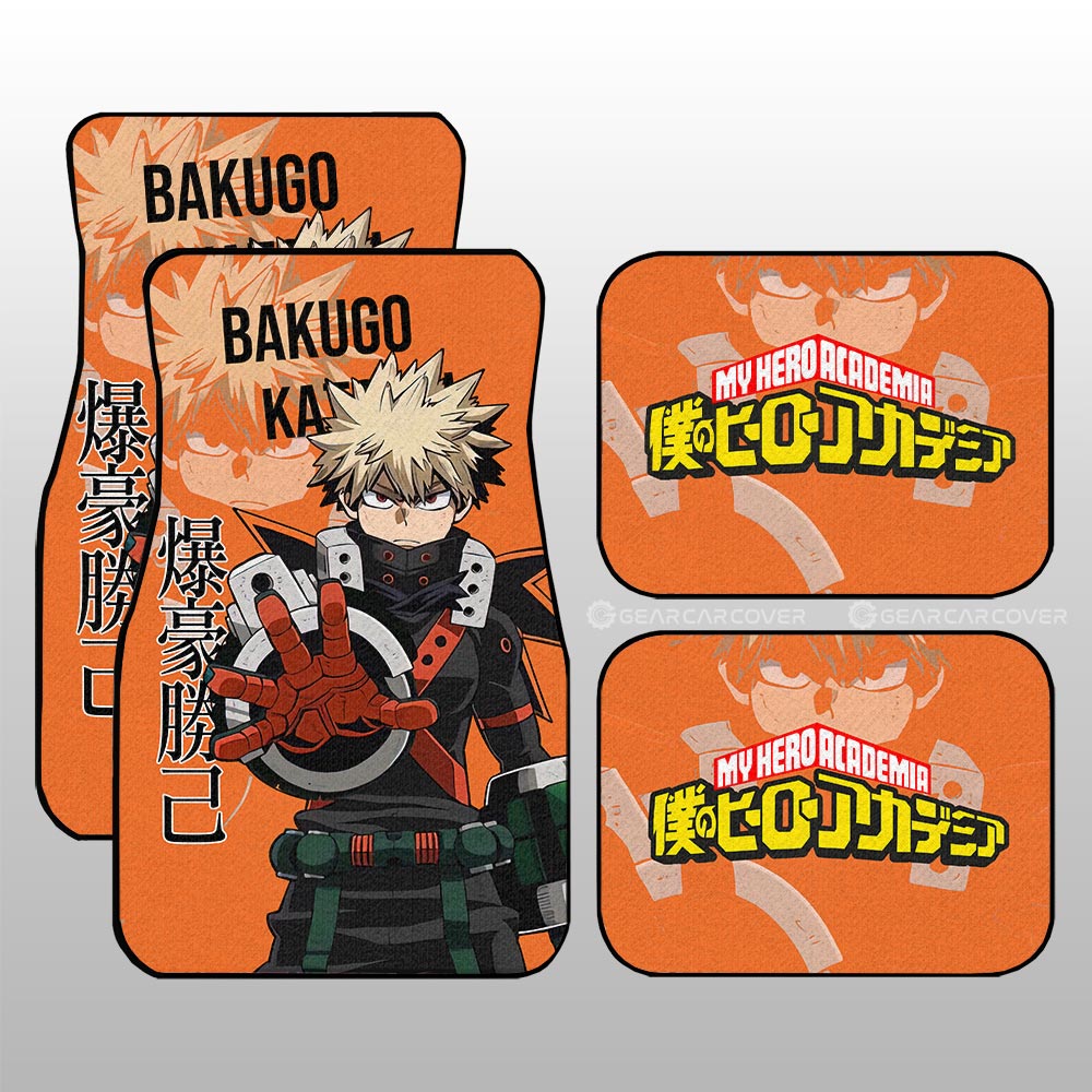 Bakugo Katsuki Car Floor Mats Custom Car Accessories For Fans - Gearcarcover - 1