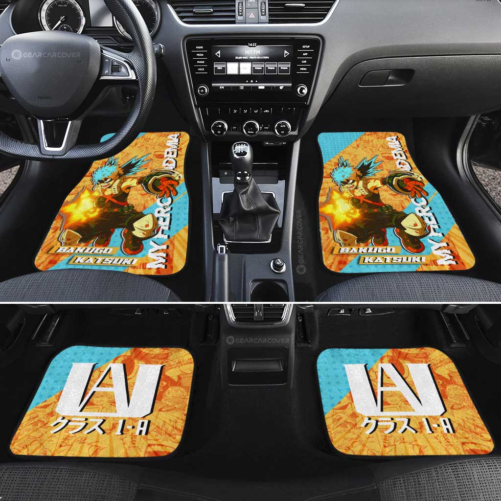 Bakugo Katsuki Car Floor Mats Custom Car Interior Accessories - Gearcarcover - 2