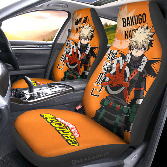 Bakugo Katsuki Car Seat Covers Custom Car Accessories For Fans - Gearcarcover - 2