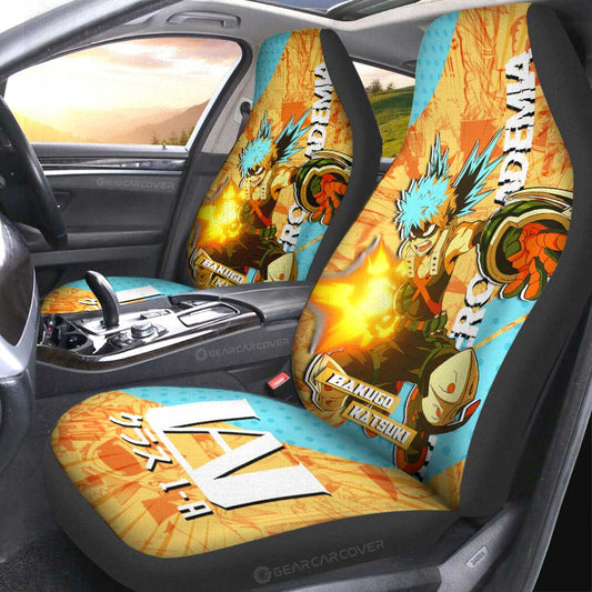 Bakugo Katsuki Car Seat Covers Custom Car Interior Accessories - Gearcarcover - 1