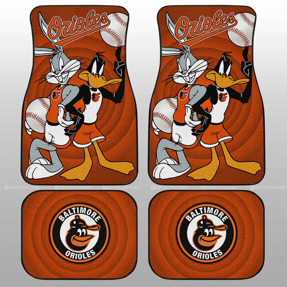 Baltimore Orioles Car Floor Mats Custom Car Accessories - Gearcarcover - 1