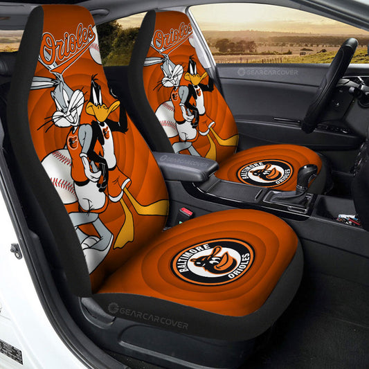 Baltimore Orioles Car Seat Covers Custom Car Accessories - Gearcarcover - 2