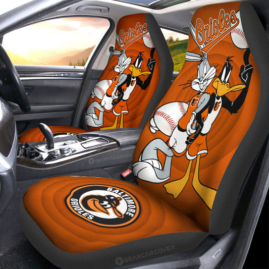Baltimore Orioles Car Seat Covers Custom Car Accessories - Gearcarcover - 1
