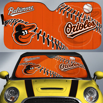 Baltimore Orioles Car Sunshade Custom Car Accessories - Gearcarcover - 1