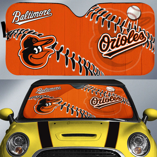 Baltimore Orioles Car Sunshade Custom Car Accessories - Gearcarcover - 1