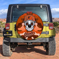 Baltimore Orioles Spare Tire Covers Camera Hole Skull Theme Collection - Gearcarcover - 3