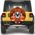 Baltimore Orioles Spare Tire Covers Camera Hole Skull Theme Collection - Gearcarcover - 1