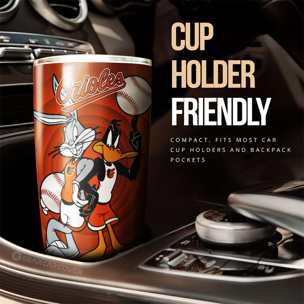 Baltimore Orioles Tumbler Cup Custom Car Accessories - Gearcarcover - 3