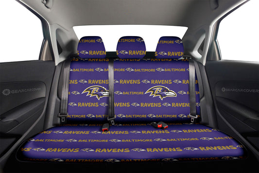 Baltimore Ravens Car Back Seat Covers Sporty Team Collection - Gearcarcover - 2