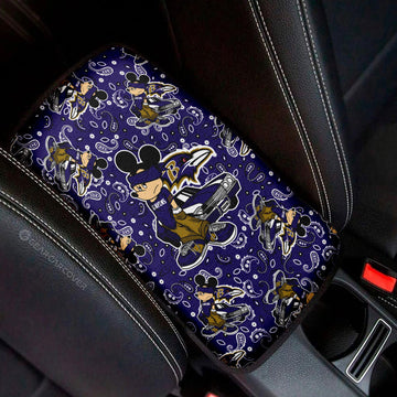 Baltimore Ravens Car Center Console Cover Cartoon Theme Collection - Gearcarcover - 1