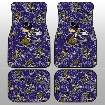 Baltimore Ravens Car Floor Mats Cartoon Theme Collection - Gearcarcover - 1
