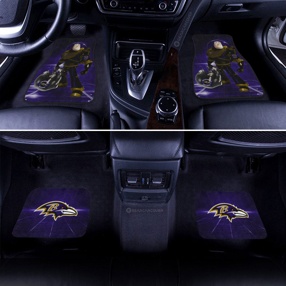 Baltimore Ravens Car Floor Mats Custom Car Accessories For Fan - Gearcarcover - 2