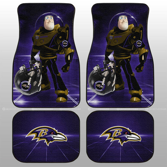 Baltimore Ravens Car Floor Mats Custom Car Accessories For Fan - Gearcarcover - 1