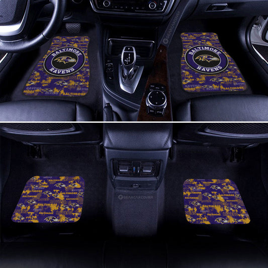Baltimore Ravens Car Floor Mats Custom Car Accessories - Gearcarcover - 2
