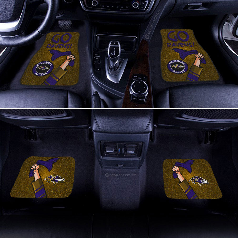 Baltimore Ravens Car Floor Mats Custom Car Accessories - Gearcarcover - 2