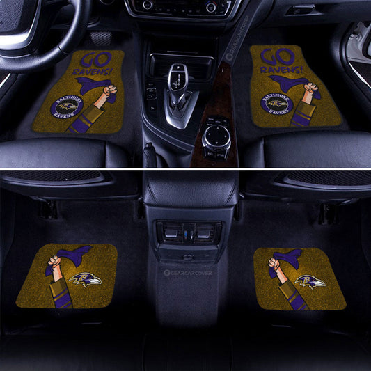 Baltimore Ravens Car Floor Mats Custom Car Accessories - Gearcarcover - 2