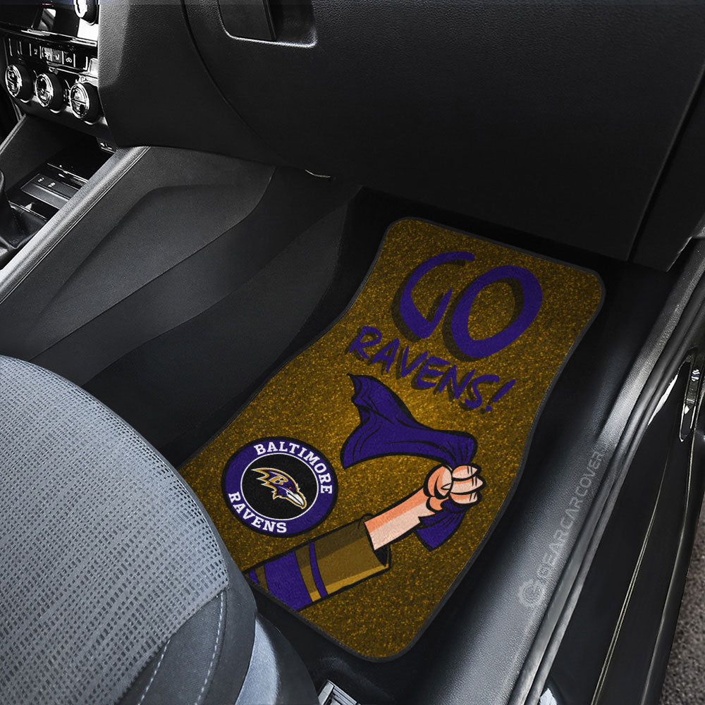 Baltimore Ravens Car Floor Mats Custom Car Accessories - Gearcarcover - 3