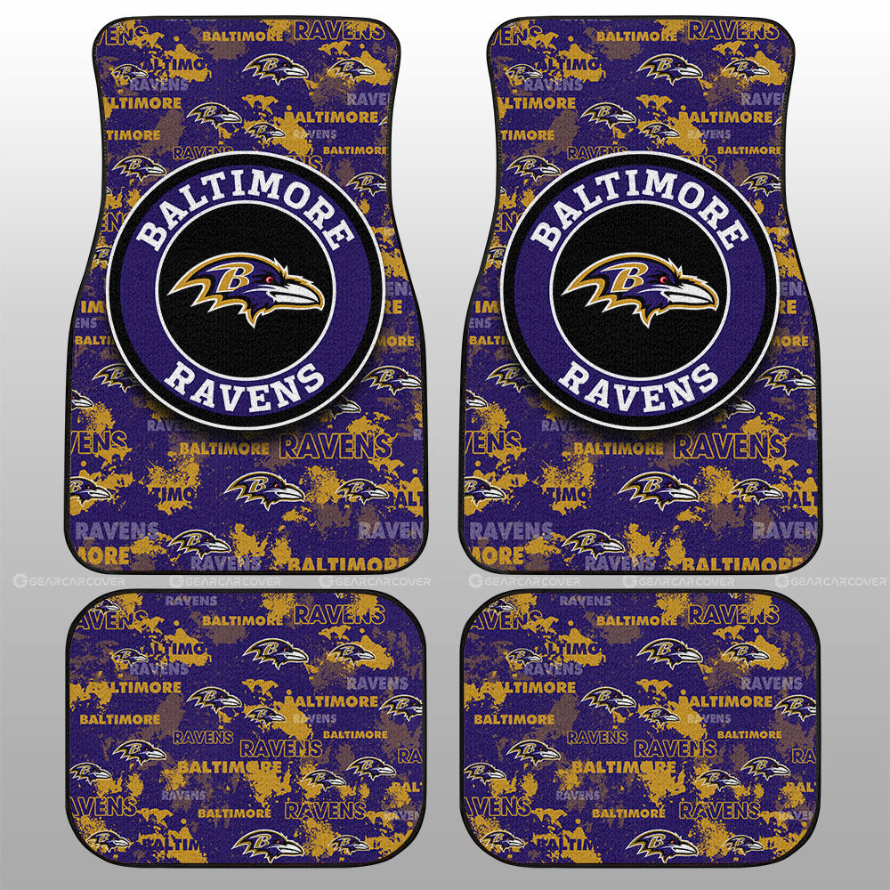 Baltimore Ravens Car Floor Mats Custom Car Accessories - Gearcarcover - 1