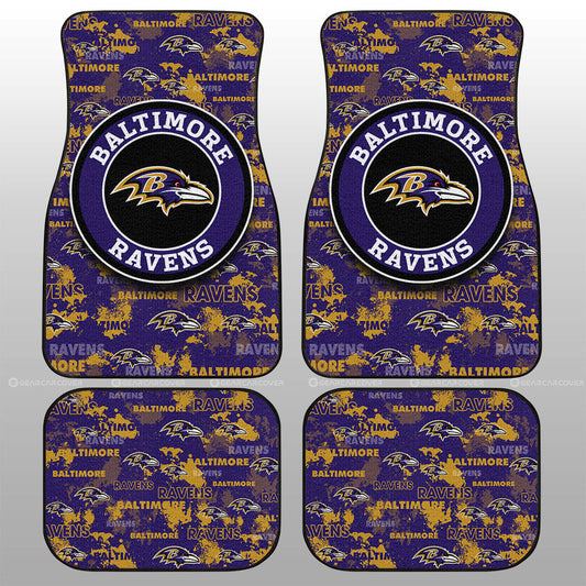 Baltimore Ravens Car Floor Mats Custom Car Accessories - Gearcarcover - 1