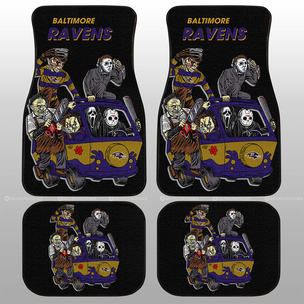 Baltimore Ravens Car Floor Mats Custom Car Accessories - Gearcarcover - 1