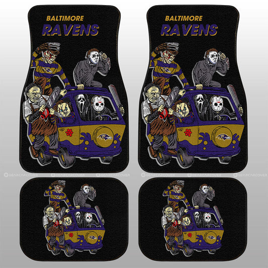 Baltimore Ravens Car Floor Mats Custom Car Accessories - Gearcarcover - 1